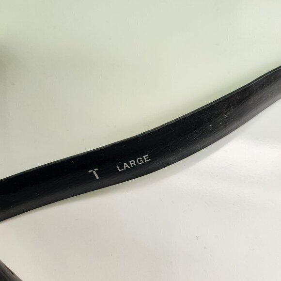 Vintage 1990s Usairways Leather Uniform Belt With Logo Buckle Size L - Picture 4 of 4